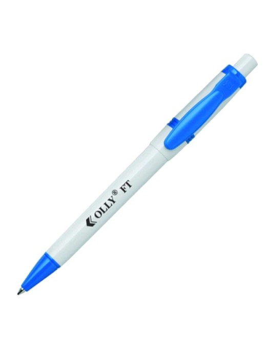 Plastic Pen Olly Ft Retractable Penswith ink colour Blue Refill